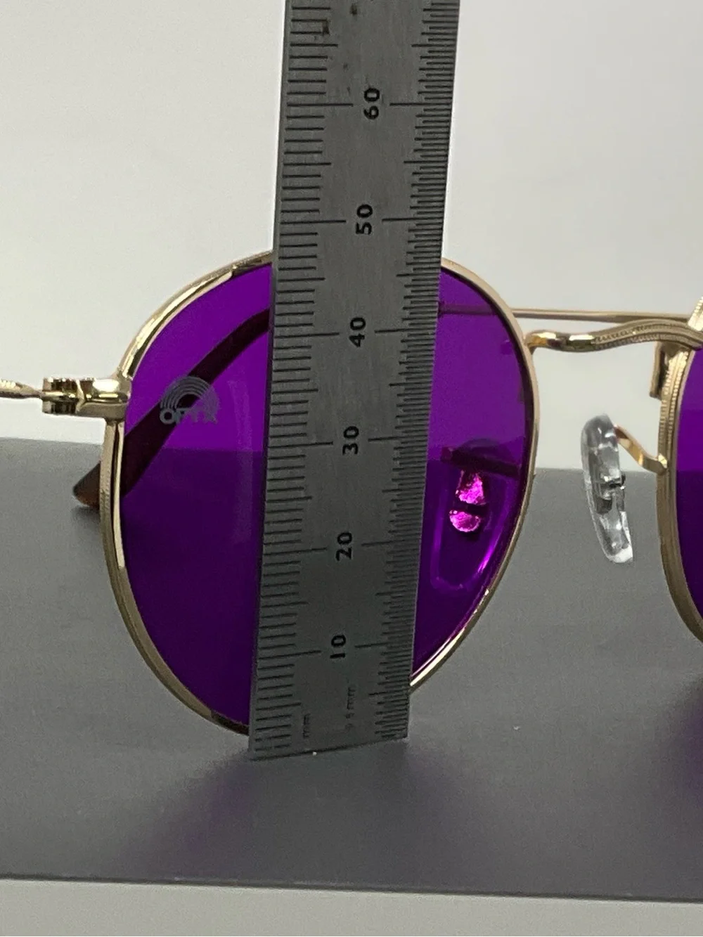 RAINBOW OPTX | Round Violet Sunglasses